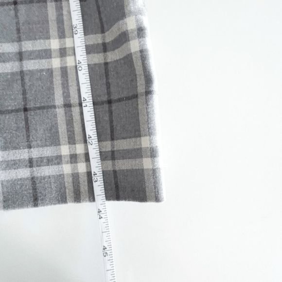 Stop Staring by Alfred Estrada Womens Midi Dress Bow Tie Plaid Gray Medium - Picture 12 of 12